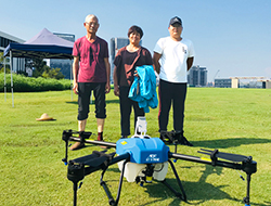 This "old man" Started a New Business with a Plant Protection Drone!